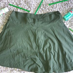 Olive green skort